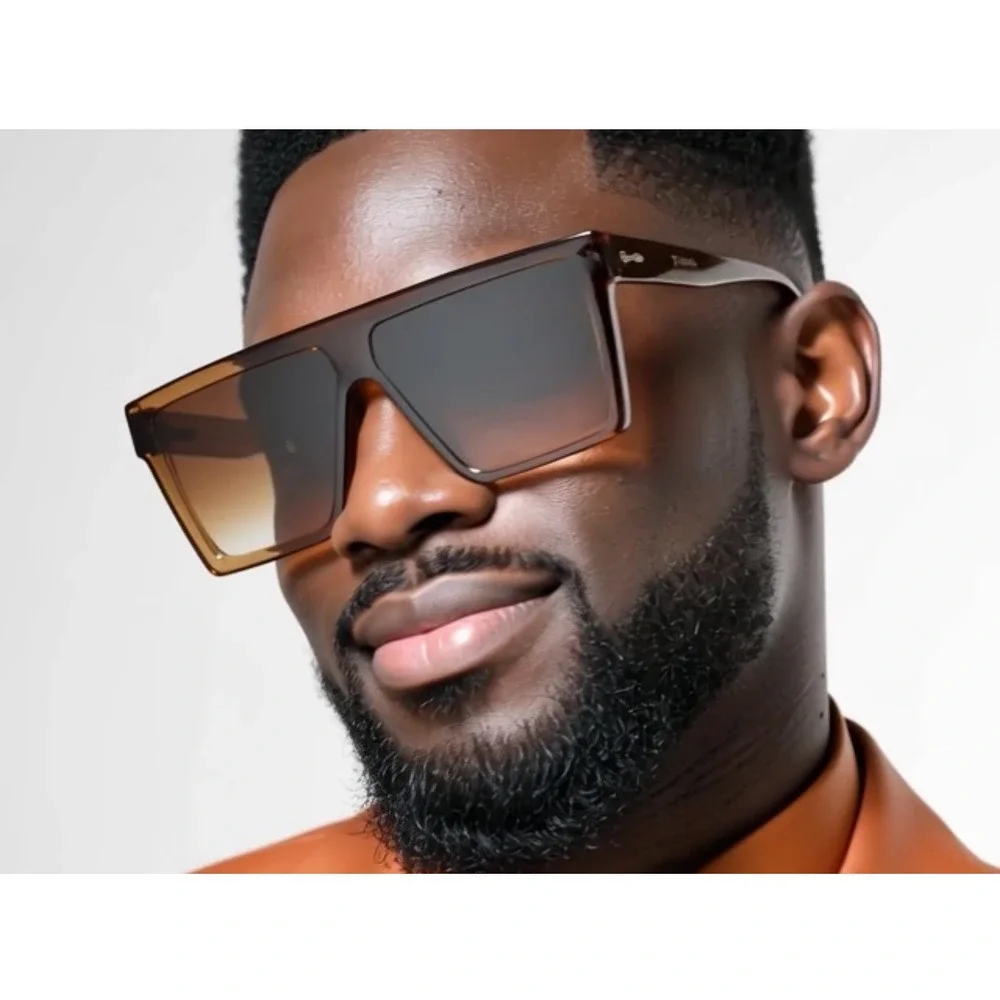 Men Sunglasses Sleek Modern Shield Sunglasses Bold Fashion Gold Mirror Lens 2026